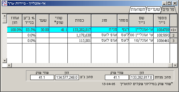תמונת ממשק המוצר